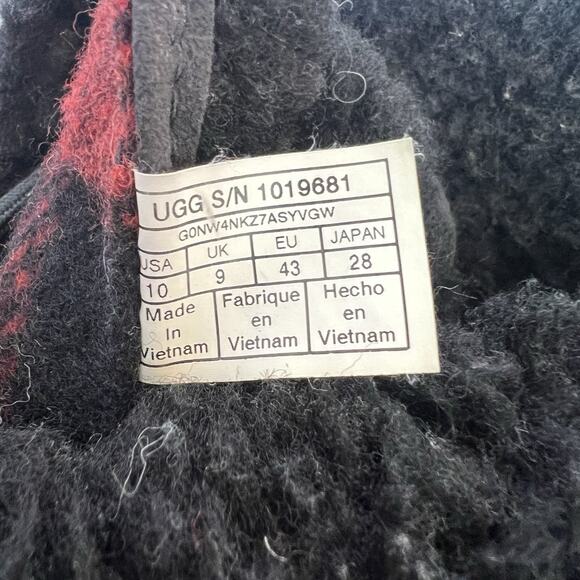 Mens UGG Redwood Butte Vibram All-Weather Winter Boots Buffalo Plaid Size 10 - Picture 6 of 7